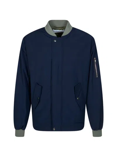 Department Five Reversible Bomber Jacket In Blue
