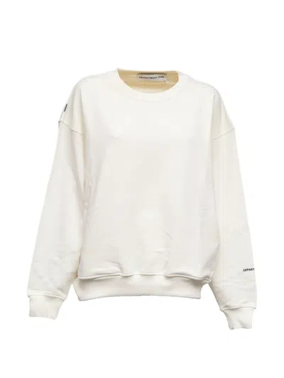 Department Five Ribbed Crewneck Hayes Sweatshirt In Neutral