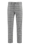 Department Five Setter Chino Pants In Wool Blend In Gray