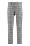 Department Five Setter Chino Pants In Wool Blend In Grey