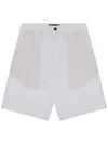 Department Five White Regular Solid Shorts In White