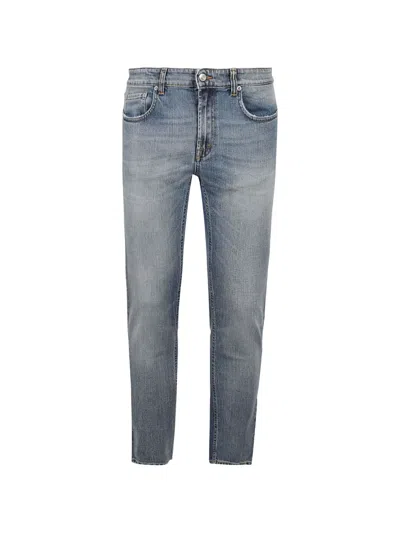 Department Five Skeith Faded-effect Jeans In Blue