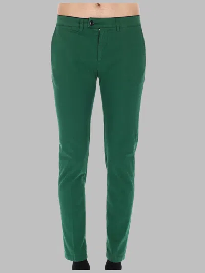 Department Five Pantalone Slim Fit In Cotone In Green