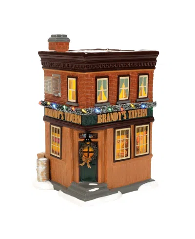 Department Five Snow Village Brandy's Tavern Light-up House Figurine In Multi