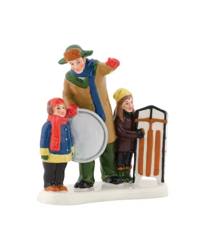Department Five Snow Village Christmas Vacation Bingo Figurine In Multi