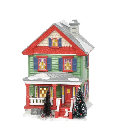 Department Five Snow Village "christmas Vacation" Light-up Aunt Bethany's House Figurine In Multi