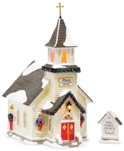 Department Five Snow Village Holy Family Church