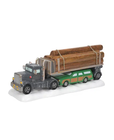 Department Five Snow Village I'm In Complete Control Christmas Vacation Figurine, Set Of 2 In Brown