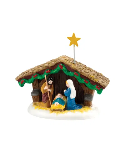 Department Five Snow Village Nativity Scene Figurine In Multi