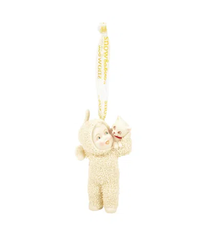 Department Five Snowbabies Along For The Ride Ornament In Neutral