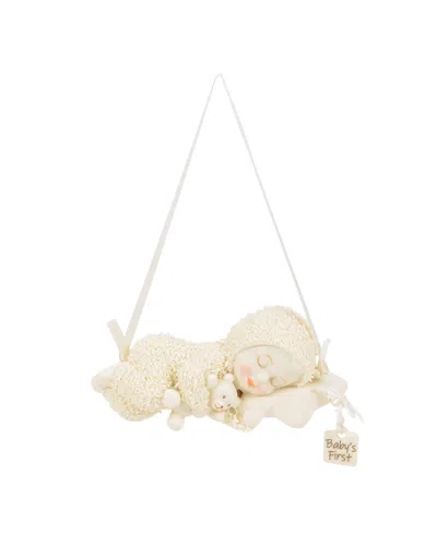 Department Five Snowbabies Baby's First Ornament In Neutral