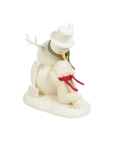 Department Five Snowbabies Building A Snowman Is Exhausting Figurine In White