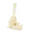 Department Five Snowbabies Canoe For Two Ornament In Neutral