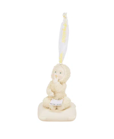 Department Five Snowbabies Dear Santa Ornament In Neutral