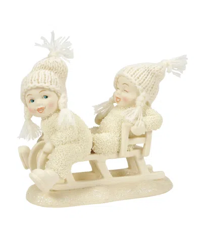Department Five Snowbabies Down The Hill We Go Figurine In Neutral