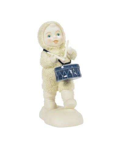Department Five Snowbabies Little Drummer Baby Figurine In Neutral