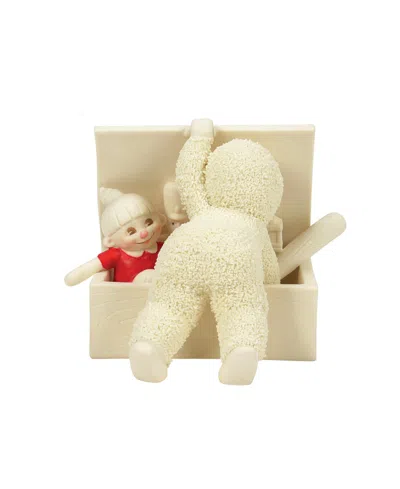 Department Five Snowbabies Santa's Toy Chest Figurine In White