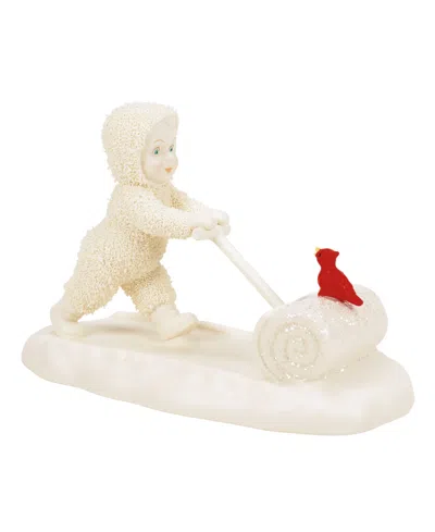 Department Five Snowbabies Snow Roll Figurine In White