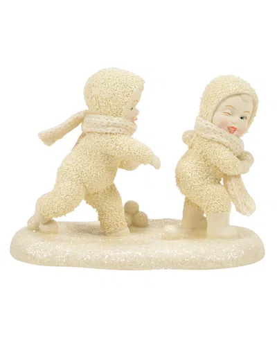 Department Five Snowbabies Snowball Fight Figurine In Nude