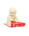 Department Five Snowbabies Wrapped Up In Christmas Figurine In Multi