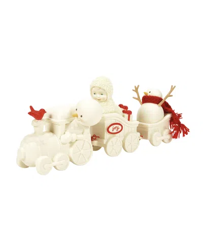 Department Five Snowbaby Train Figurine In White