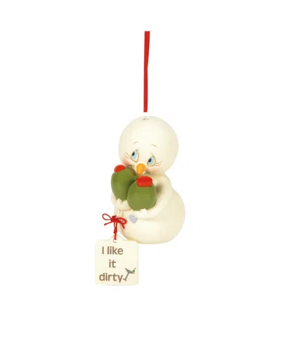 Department Five Snowpinion I Like It Dirty Ornament In Multi