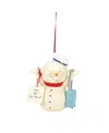 Department Five Snowpinion Let's Get Ship Faced Ornament In Multi