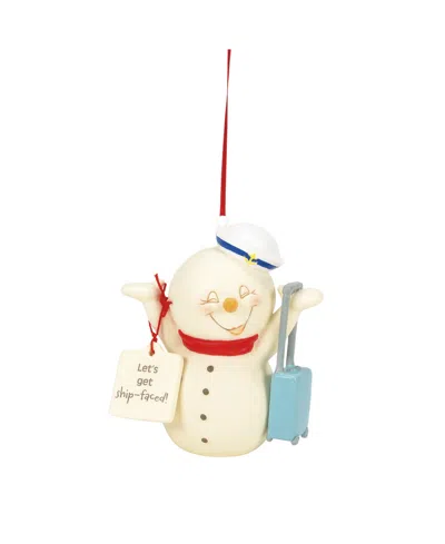 Department Five Snowpinion Let's Get Ship Faced Ornament In Multi