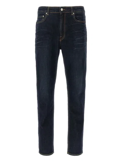Department Five Stones Cotton Jeans In Blue