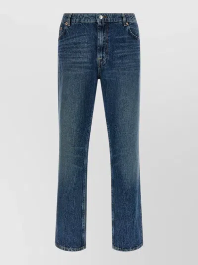 Department Five Stones Denim Pants Belt Loops Pockets In Blue