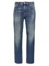 Department Five Department 5 Man Jeans Blue Size 34 Cotton, Elastane In Blue