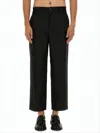 Department Five Straight-leg Cropped Pants With Minimalist Design In White