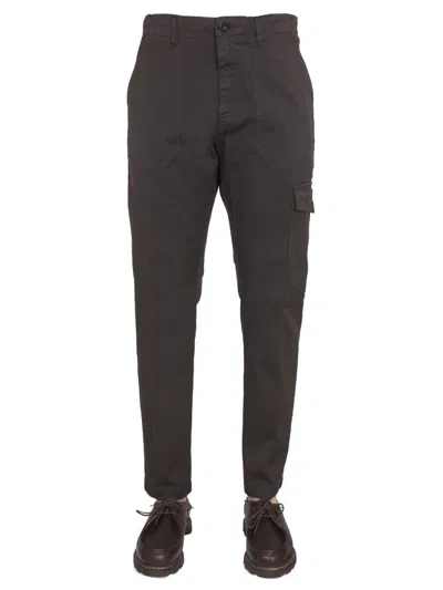 Department Five Straight-leg Cargo Pants With Button Closure In Animal Print