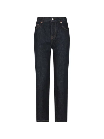 Department Five Straight-leg Logo-patch Jeans In Multi