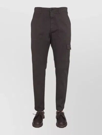 Department Five Straight-leg Cargo Pants With Button Closure In Animal Print