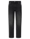 Department Five Stretch Cotton Denim Jeans With Straight Leg In Black