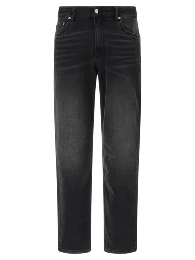 DEPARTMENT FIVE STRETCH COTTON DENIM JEANS WITH STRAIGHT LEG