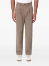 Department Five Stretch-cotton Trousers In Grey