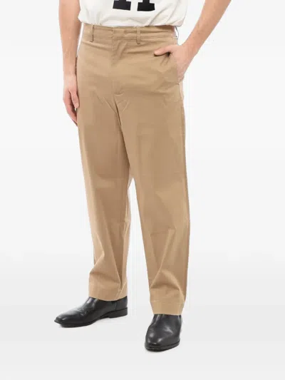 Department Five Stretch-cotton Chino Trousers In Brown