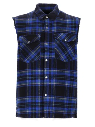 Department Five Stylish Long Sleeve Shirt For Men In Blue