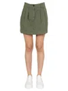 Department Five Mini Skirts In Military Green
