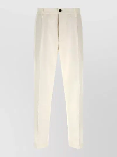 Department Five Tailored Gin Trousers Belt Loops Pockets In White