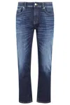 Department Five Classic Five-pocket Denim Jeans With Distinctive Label In Medio Scuro