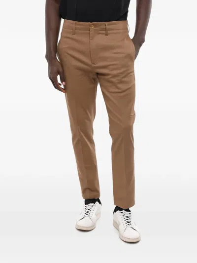 Department Five Tapered Trousers In Brown