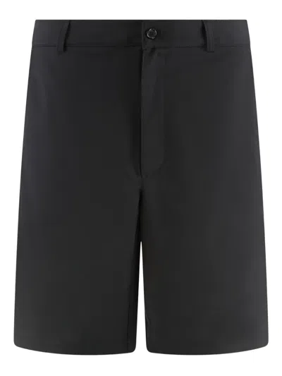 Department Five Techno Fabric Bermuda-shorts In Black