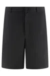 Department Five Techno Fabric Bermuda-shorts In Black