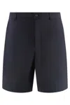 Department Five Techno Fabric Bermuda-shorts In Blue