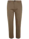 Department Five Chino Prince Slim Trousers In Brown