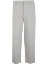 Department Five Chino E-motion Wide Leg Trousers In White