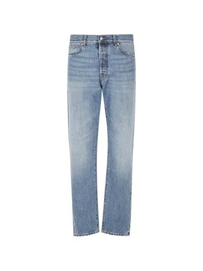 Department Five Washed Straight-leg Denim Jeans In Blue